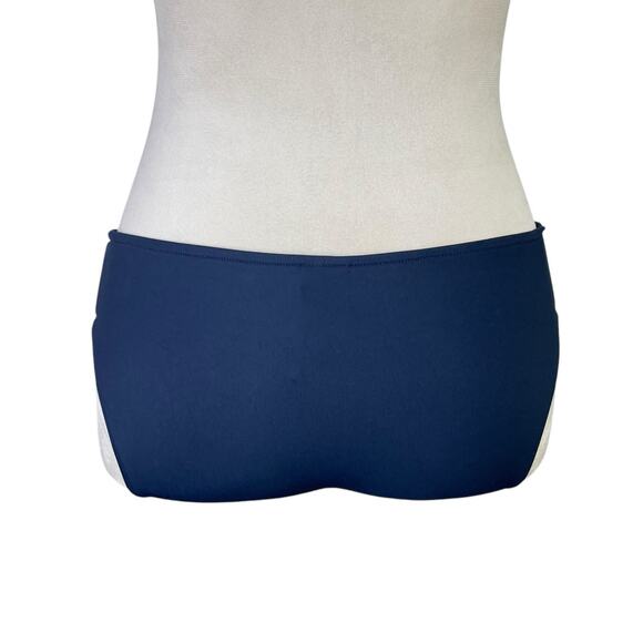 Anthropologie Seafolly NWOT Kenna Navy High Neck 2 Piece Bikini Set Swimsuit - Picture 12 of 15